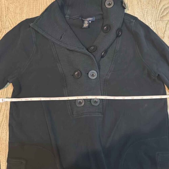 Banana republic stretchcotton black collared shirt size small - Picture 2 of 4